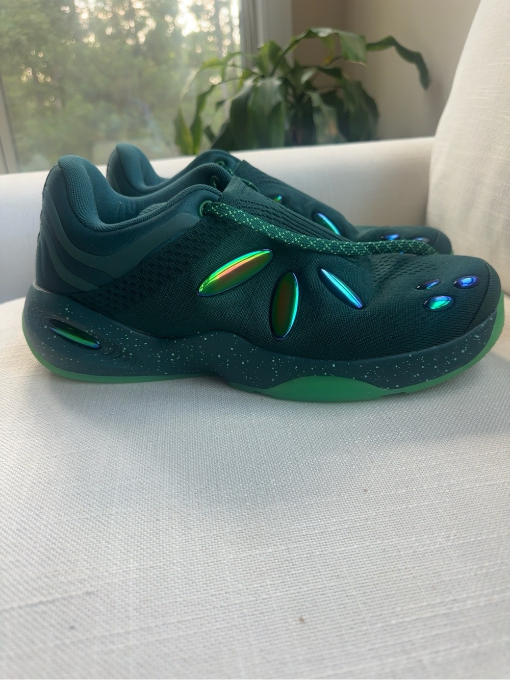 741 Rover Green Electron Basketball Shoes Men’s 13 Jaylen Brown Worn Once